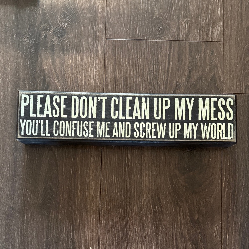 Block Sign Decor